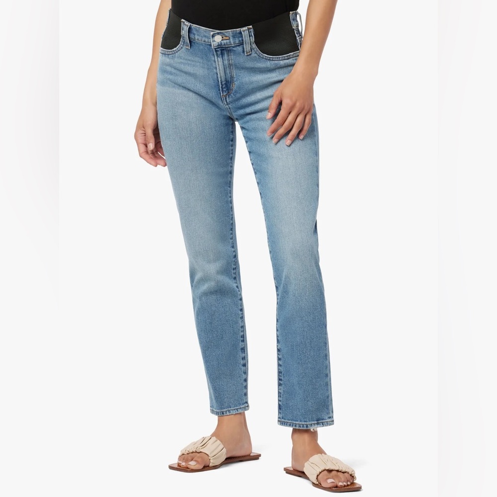 Joe's Jeans Lara Mid Rise Ankle Straight Leg Women's Maternity Jean New 29 ethos
